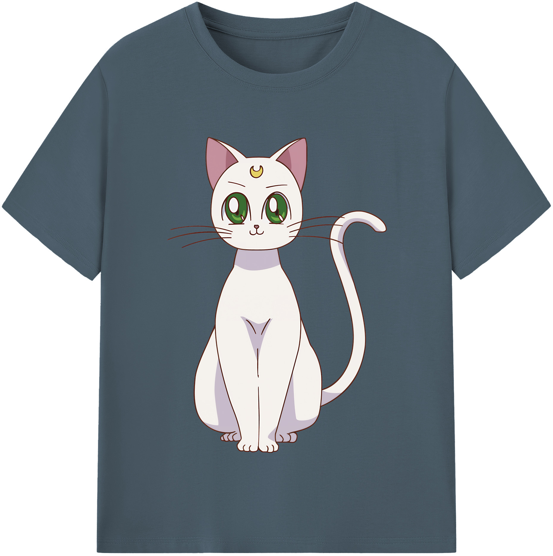 （画像用） 美少女戦士セーラームーン Sailor Moon 綿100％半袖Tシャツ（フロントプリント）
